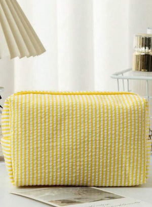 “Throw In A Little Summer” (striped yellow) bag