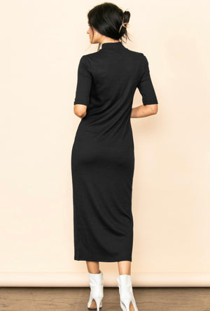 "Basically Comfy" (black) dress