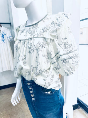 “Vintage Paths” top