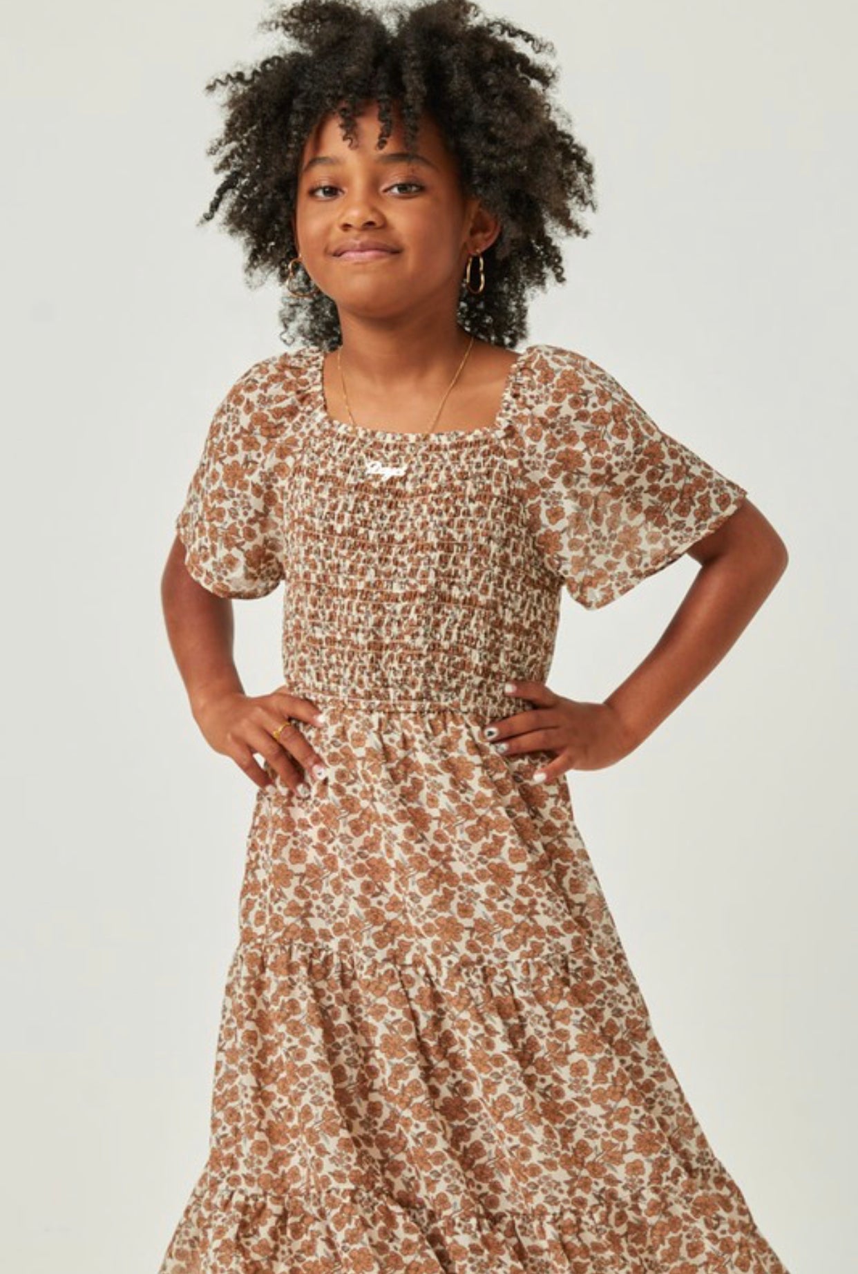 "Little Miss Neutral" girl's dress