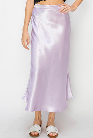 "Elegant In Silk" (lavender) skirt