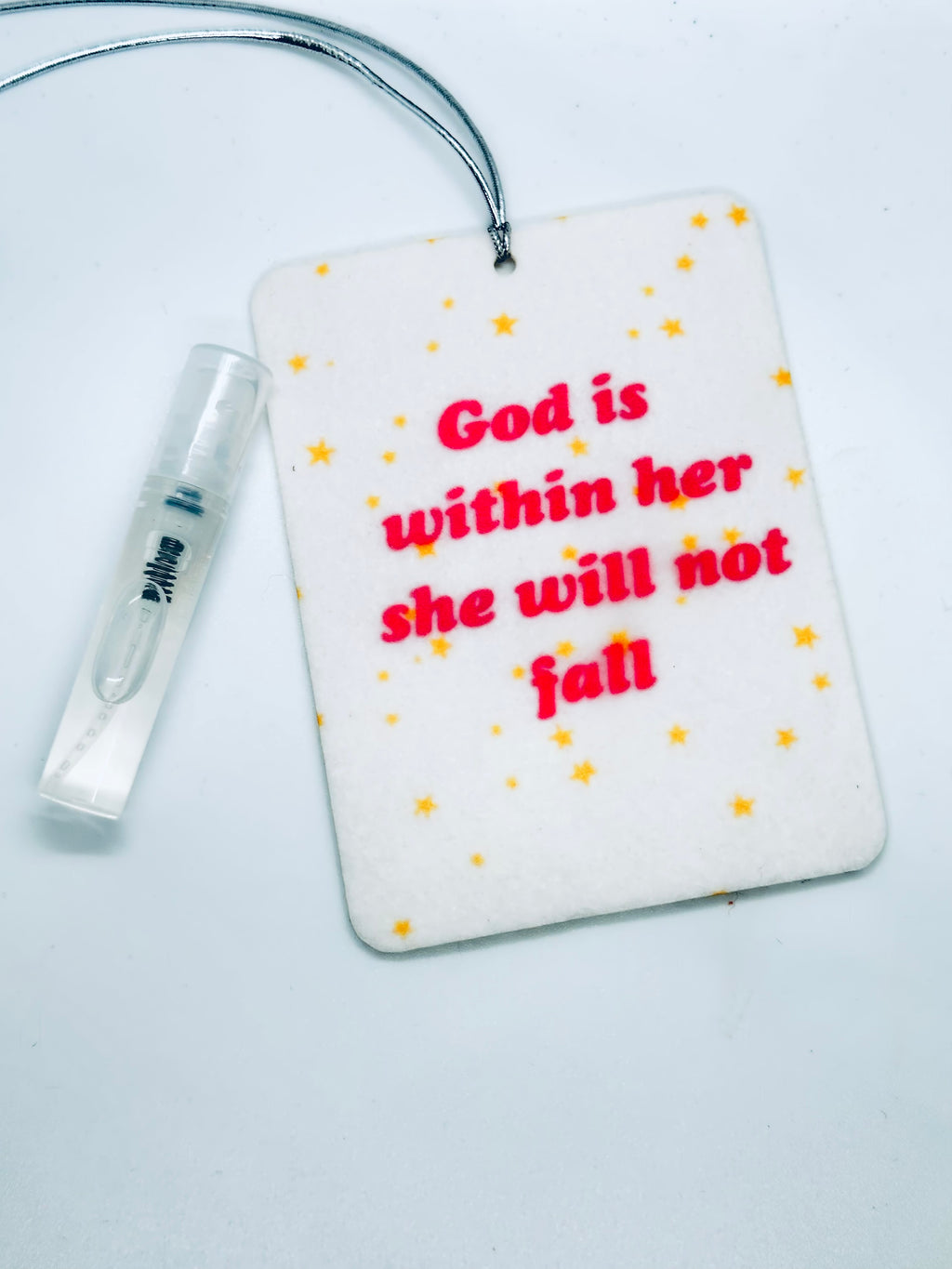 "God Is Within Her" car air fresheners