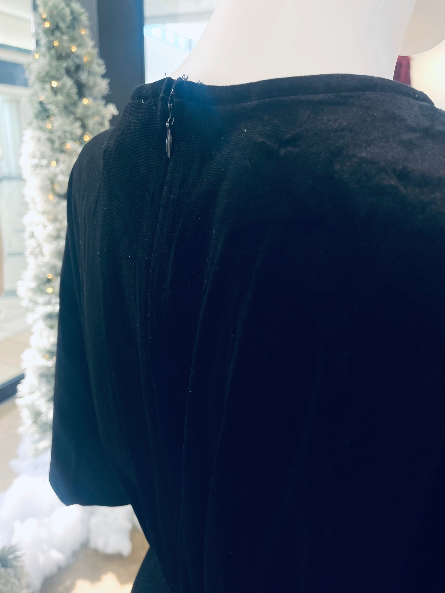 "Velvet Hour" (black) dress