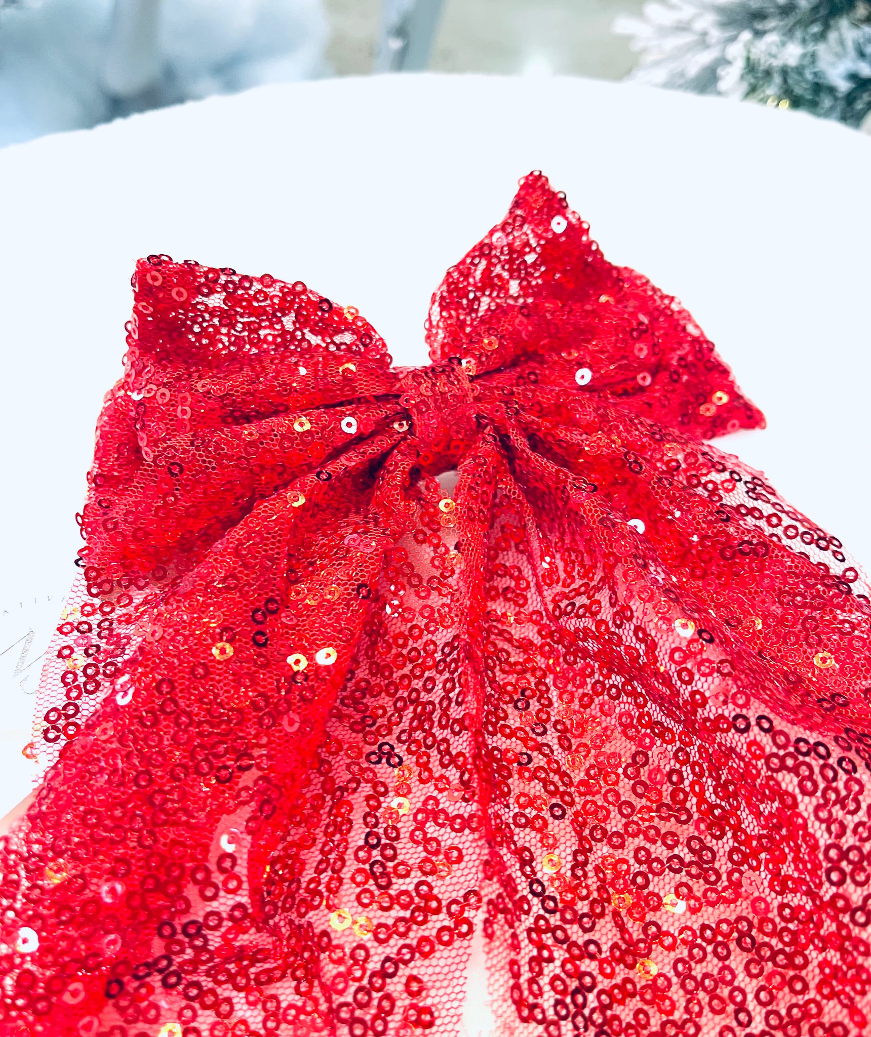Holly Jolly Sequin Bow