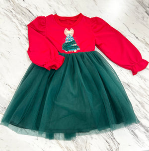 "Christmas Darling" girls dress