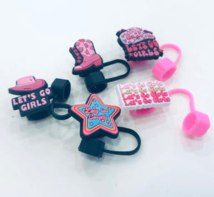 "Let's Go Girls" Straw Topper Collection