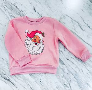 "Santa's Crew" Girls Sweatshirt