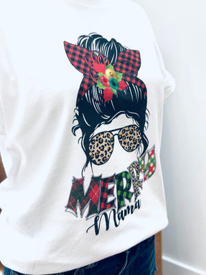 "Merry Mama" Tultex Tee