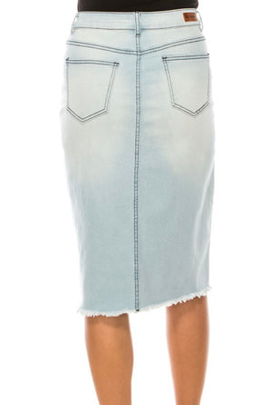 “Light Wash Distress” Be-Girl skirt