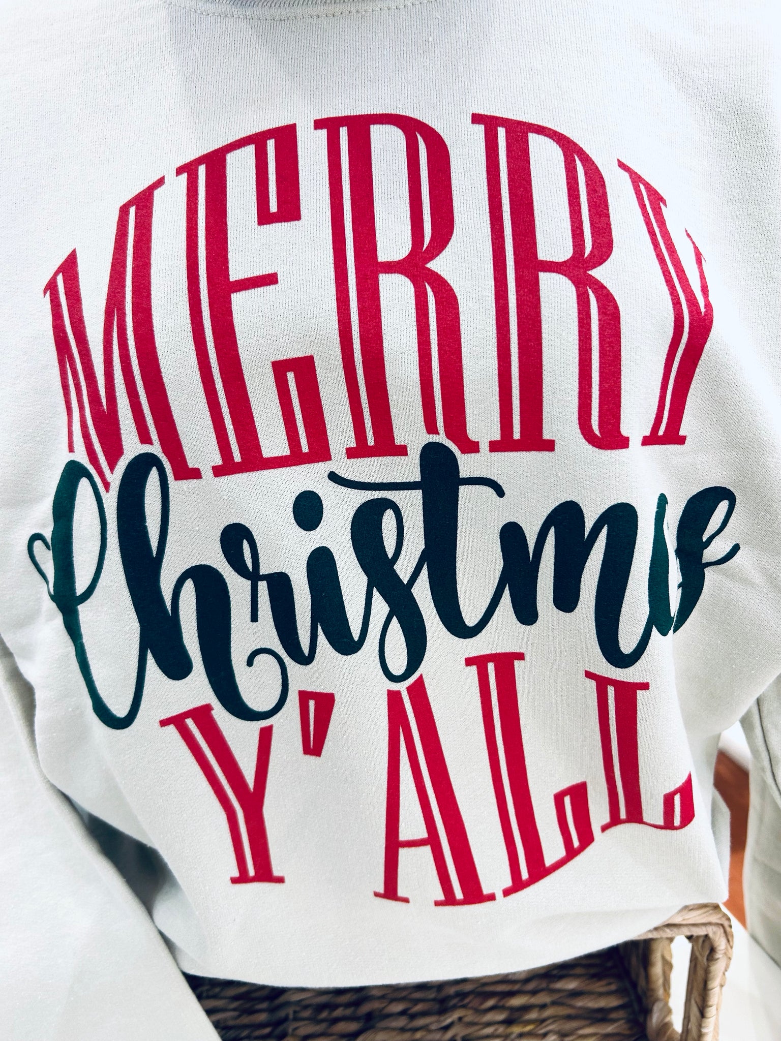 "Merry Christmas Yall" Gildan Sweatshirt