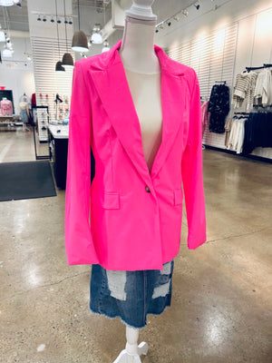 "Winter Business" (Hot Pink) Blazer