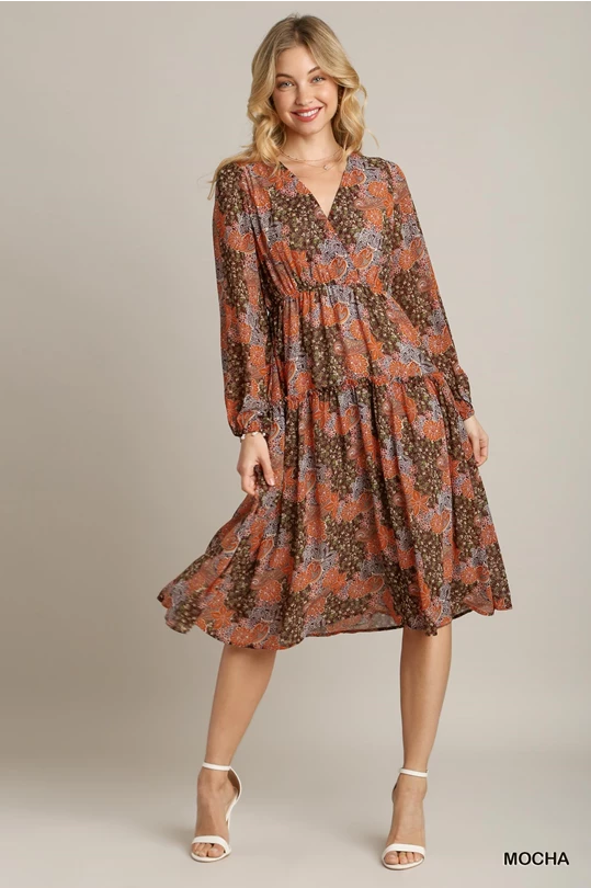 "Fall Florals" dress