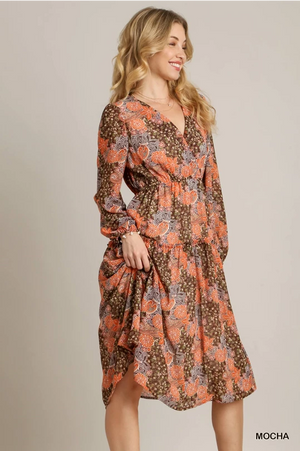 "Fall Florals" dress