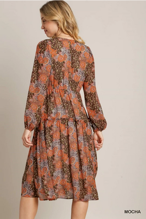 "Fall Florals" dress