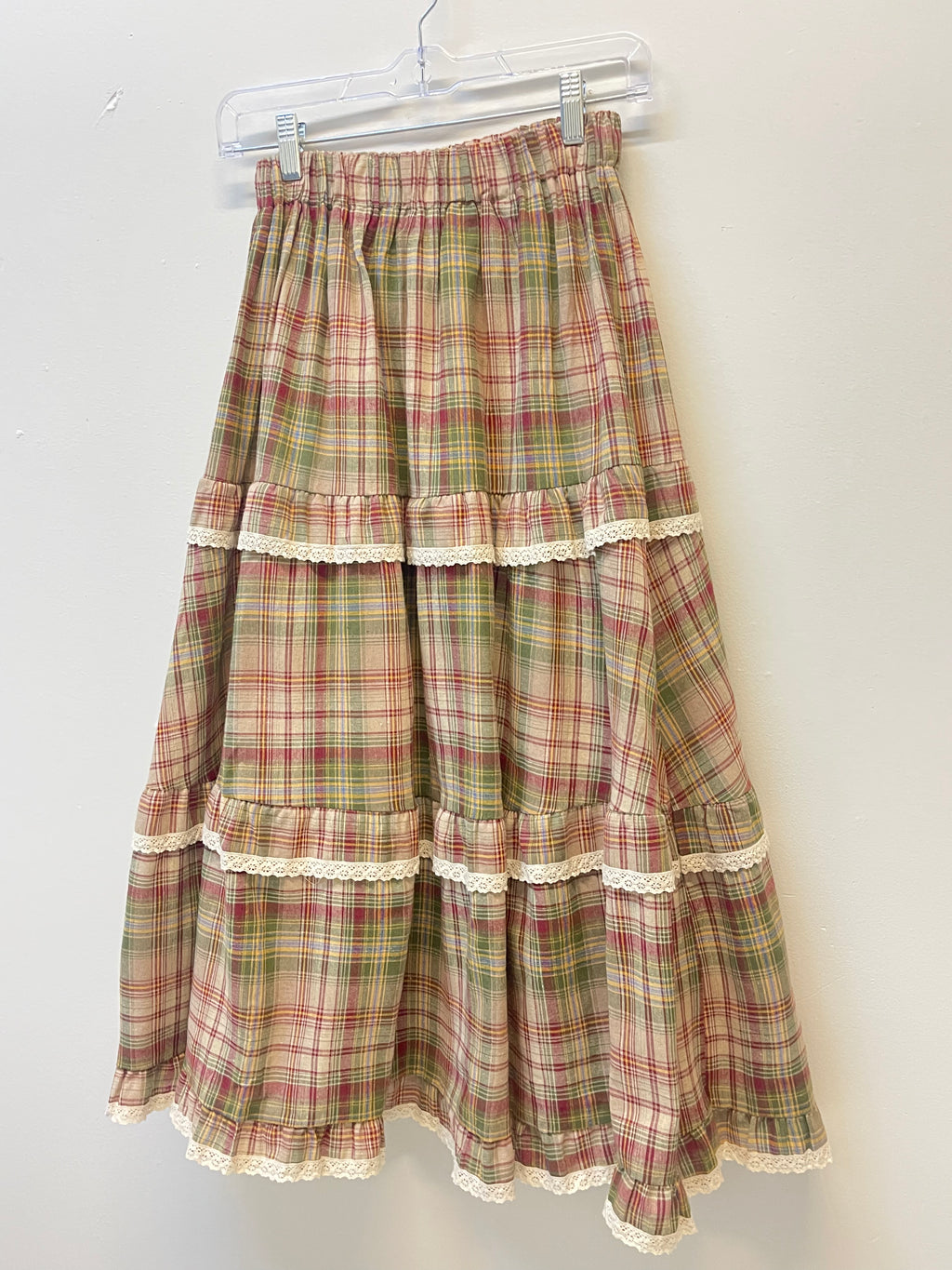 "Plaid Tidings" skirt