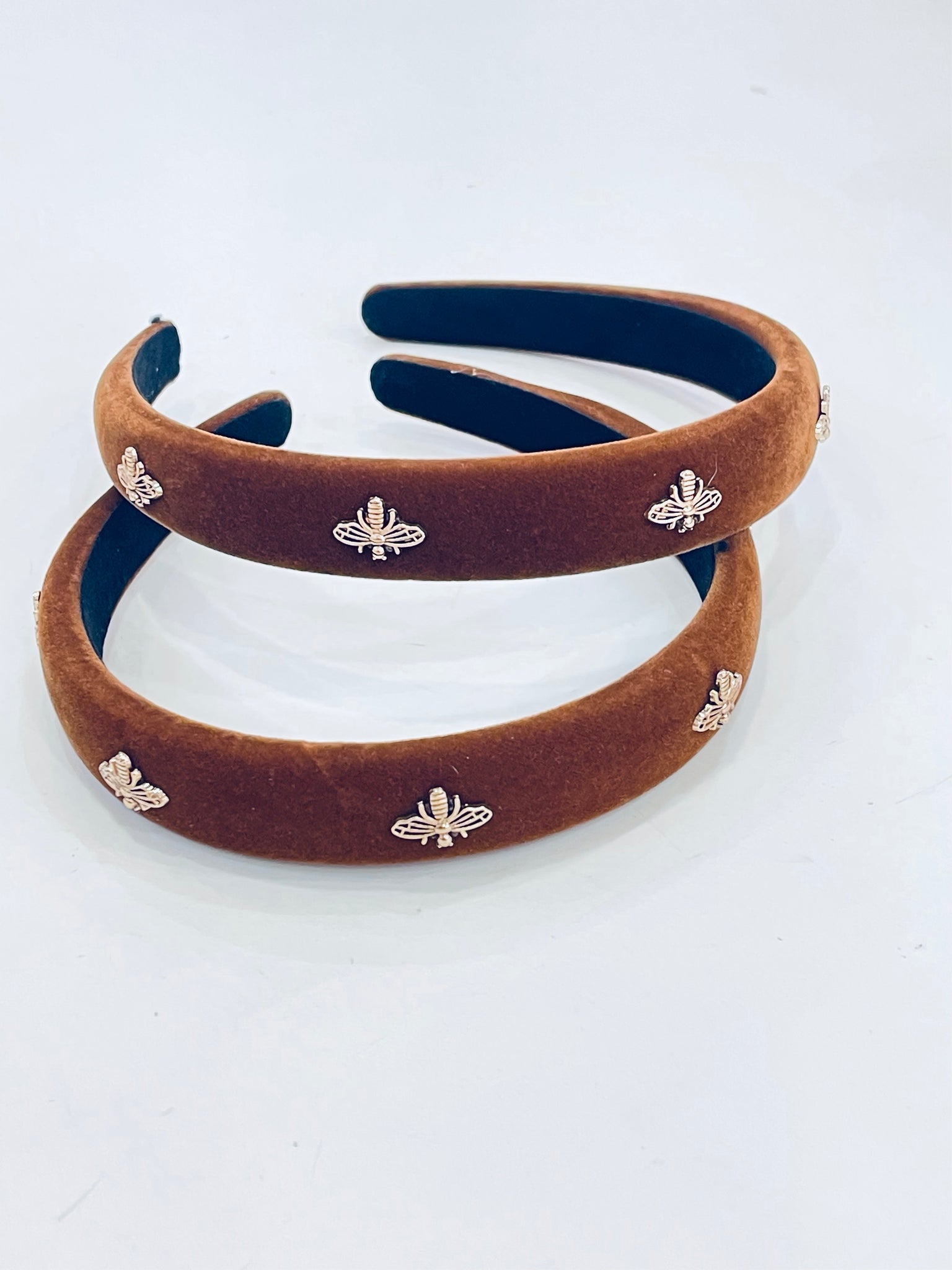 "Honey Bee" (Brown) Velvet Headband