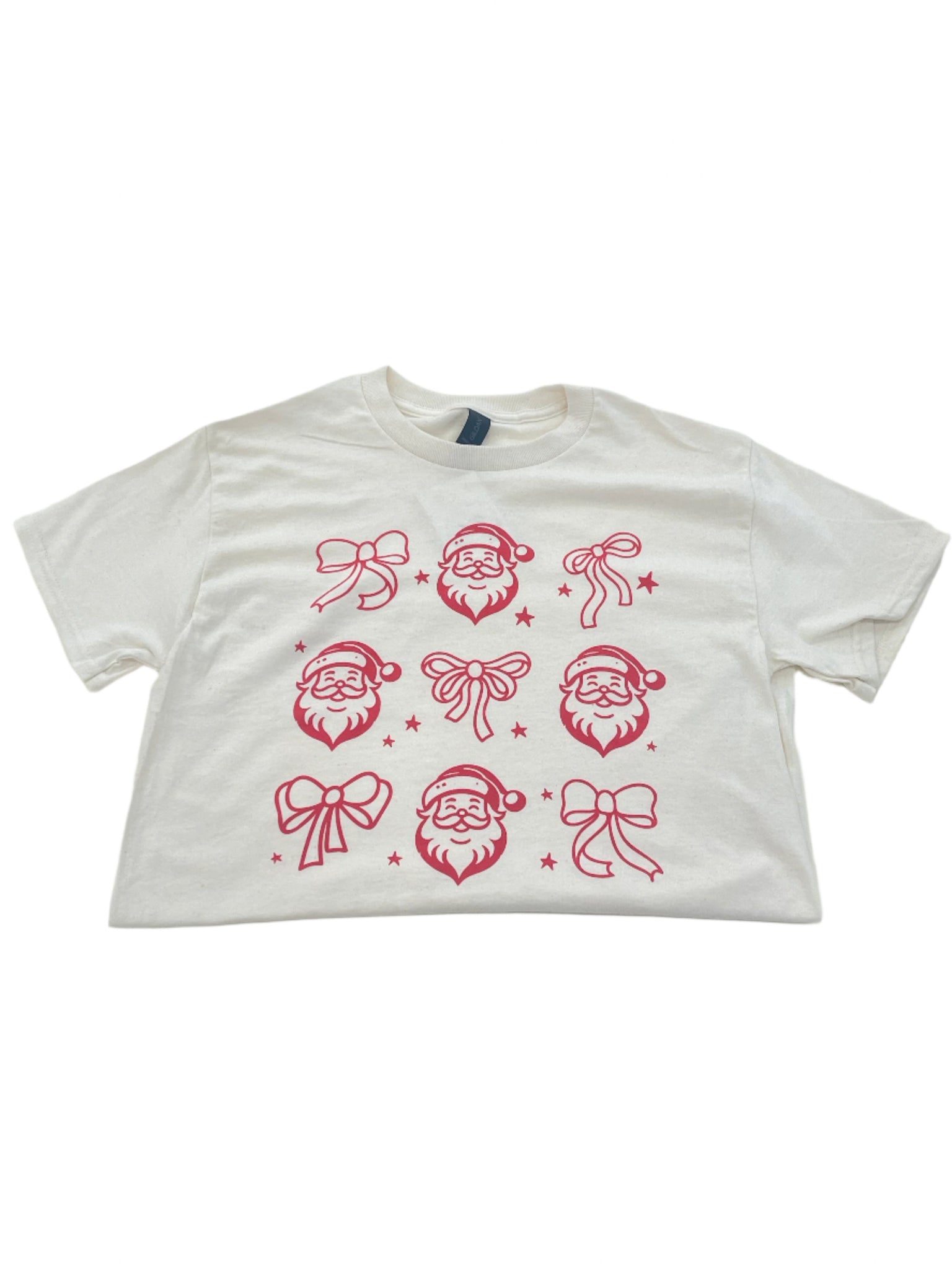 "Bows And Santa"t-shirt