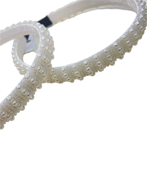 "Out In Pearls" headband