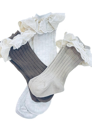 "Autumn Frills" Sock Collection