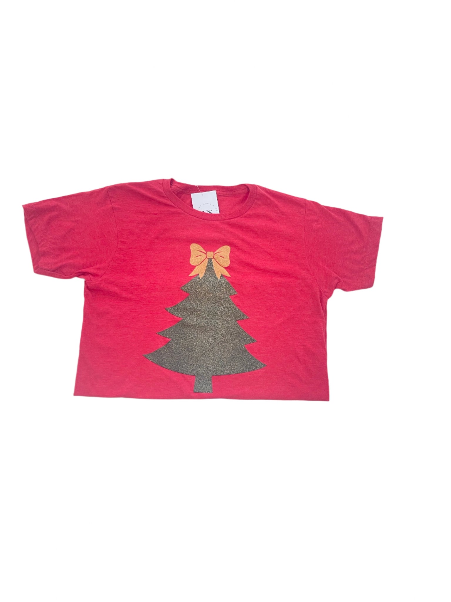 "Glitter Bow Tree" t-shirt