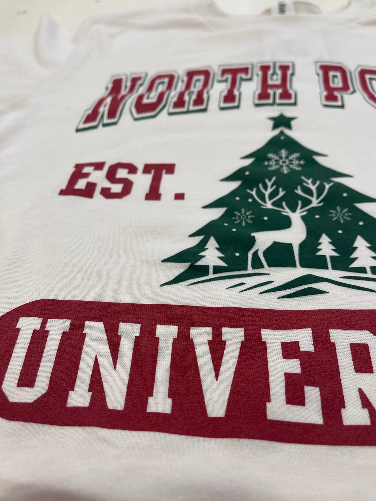 "North Pole University" shirt