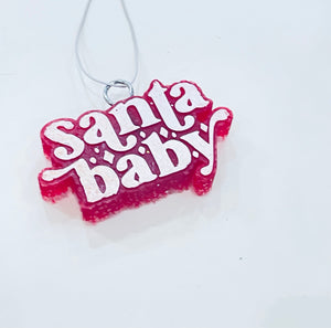 "Santa Baby" Car Freshie