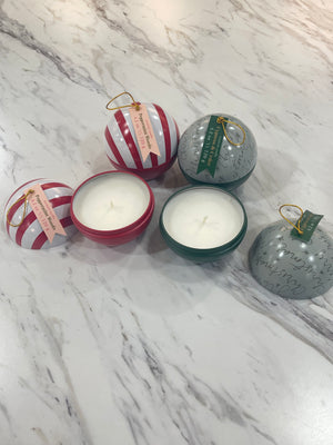 "Ornament" candles