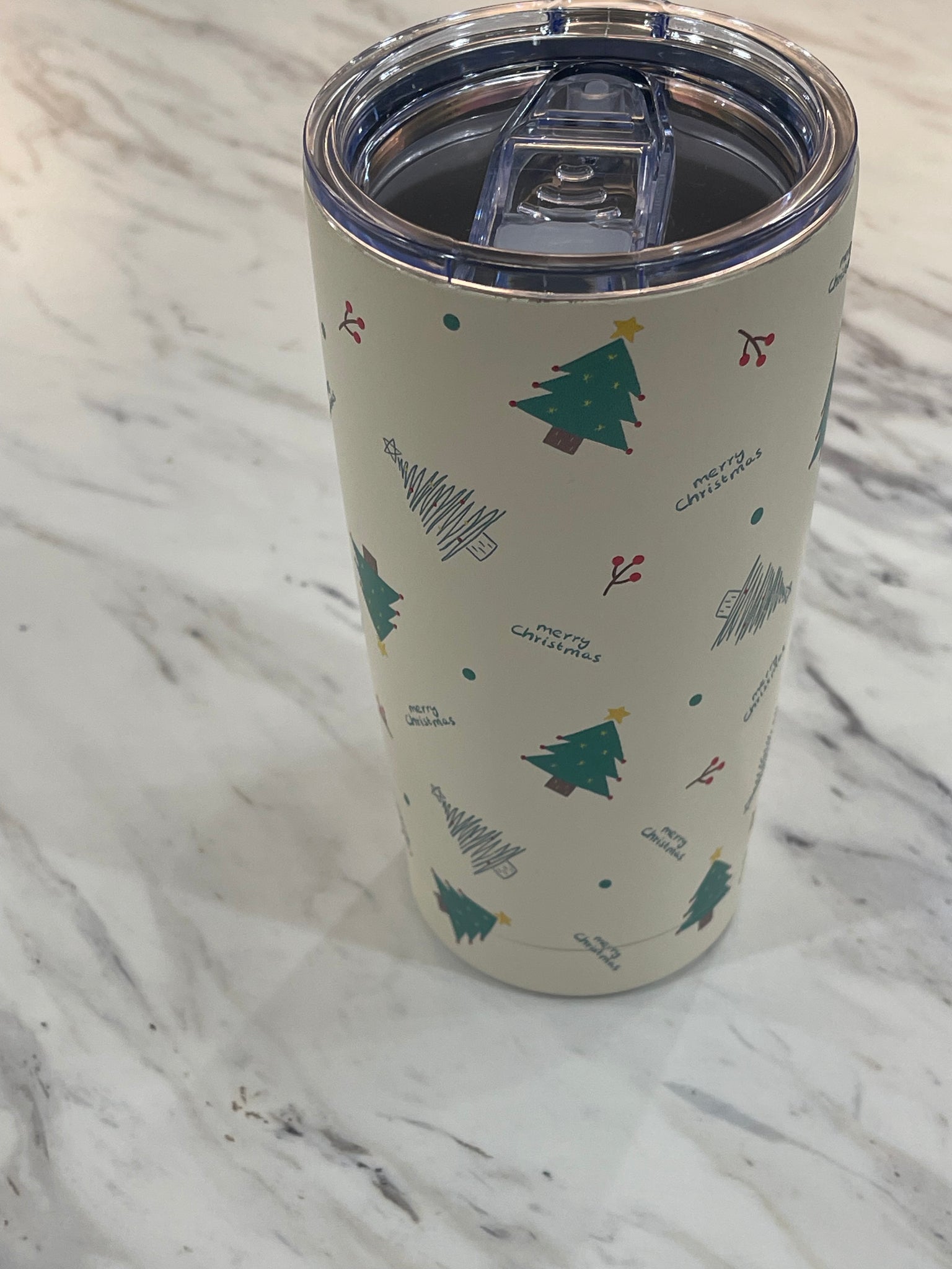 "Santa Christmas Vibes" insulated cup