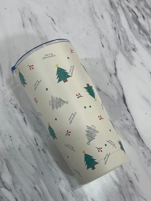 "Santa Christmas Vibes" insulated cup