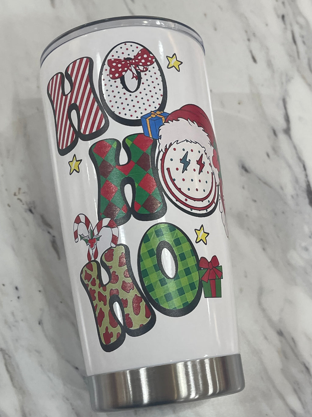 "HO HO HO" insulated cup