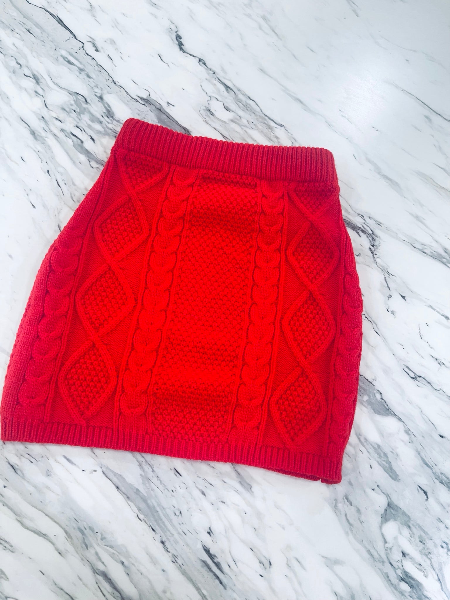 "Radical In Red" girls sweater skirt