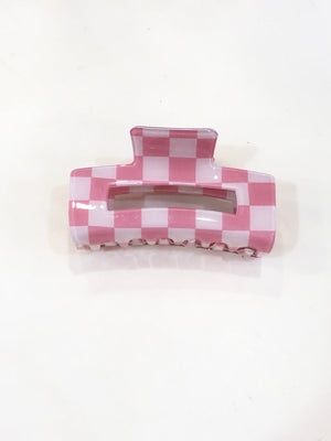 "Checking For Pink" claw clips