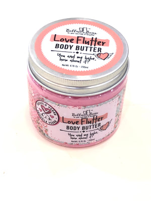 "Love Flutter" body products