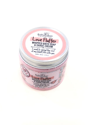 "Love Flutter" body products