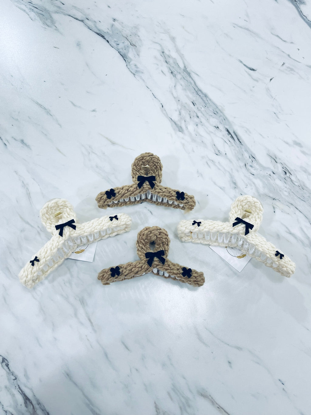 "Crochet Cutie" Bow Claw Clip