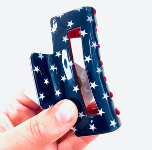 "Patriotic Girl" Claw Clip