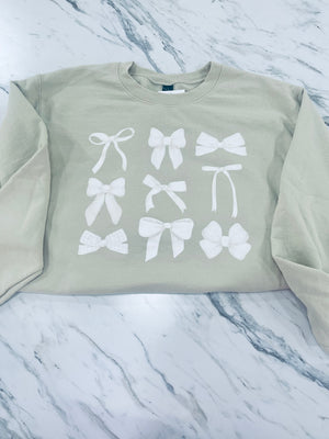 "Neutral Bows" Sweatshirt