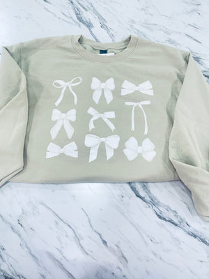 "Neutral Bows" Sweatshirt