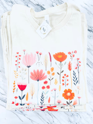 "Blooming Flowers" t-shirt