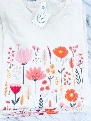"Blooming Flowers" t-shirt