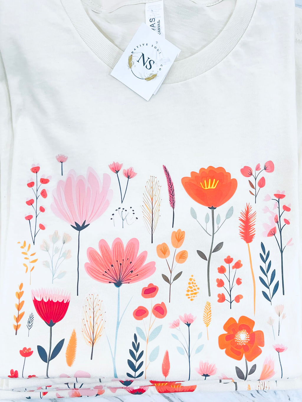 "Blooming Flowers" t-shirt