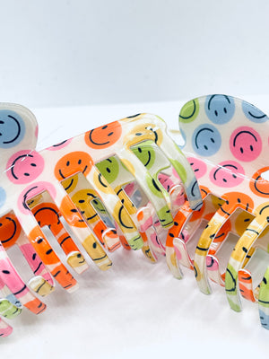 "Color Brings A Smile" claw clip