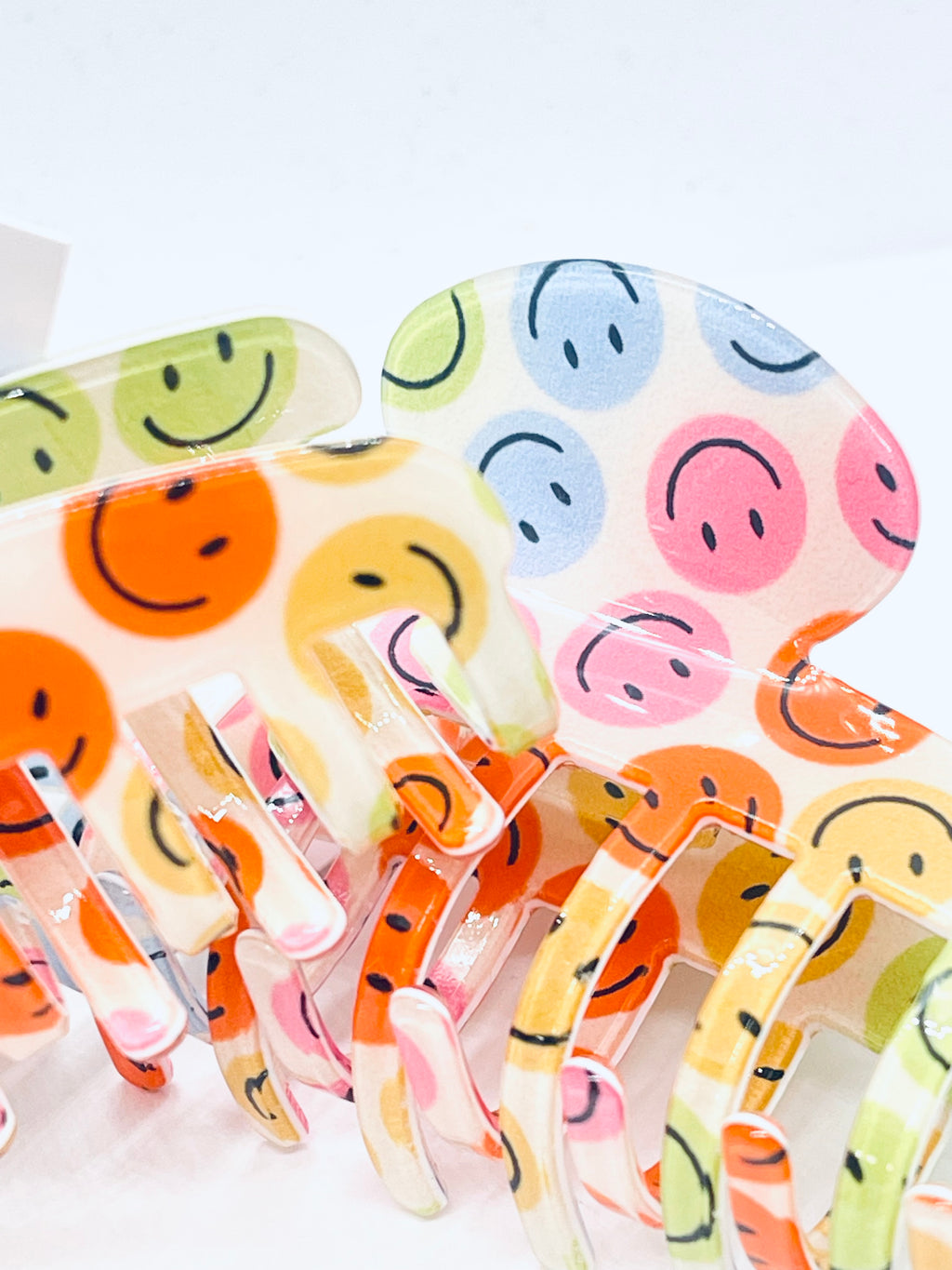 "Color Brings A Smile" claw clip