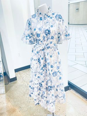 "Vintage Outing" floral dress