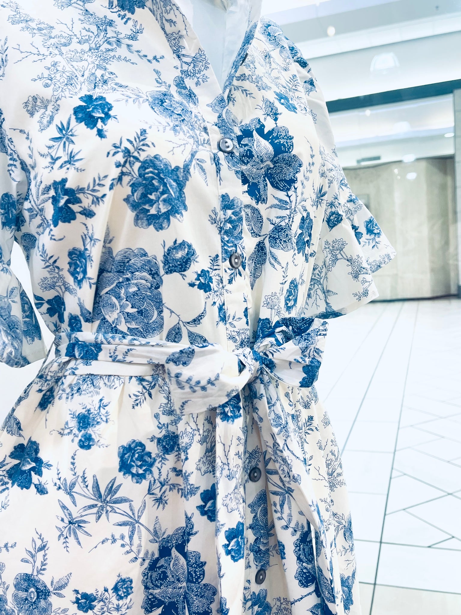 "Vintage Outing" floral dress