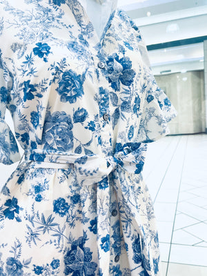 "Vintage Outing" floral dress