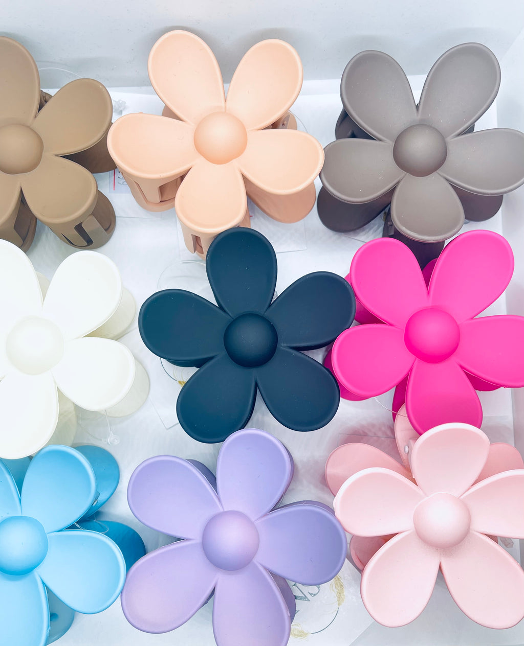 "Summer Flower" claw clips