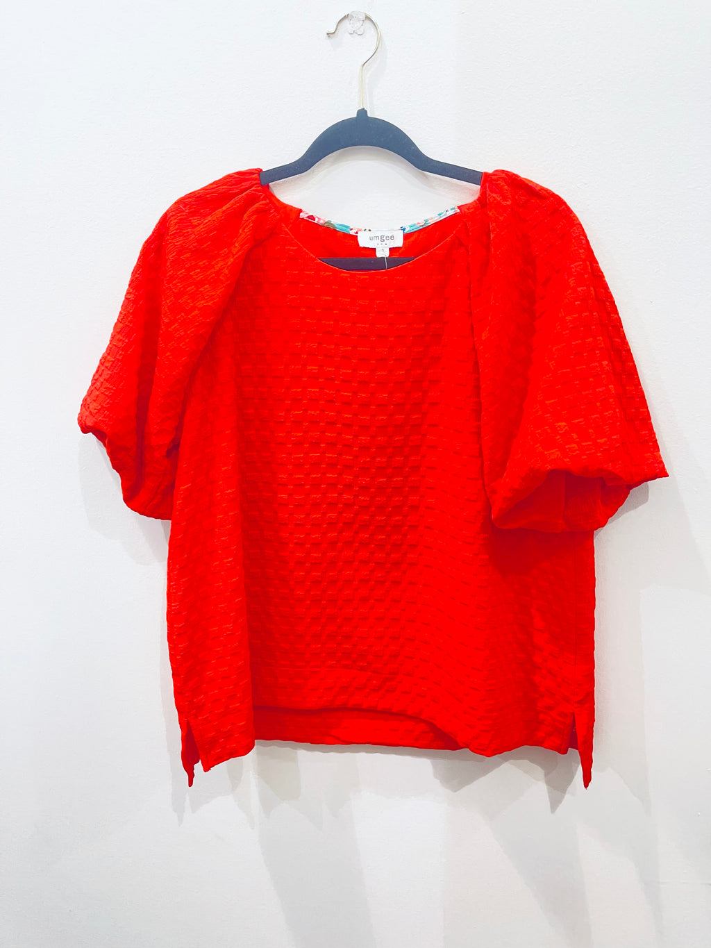"Casual Charisma" (red) top
