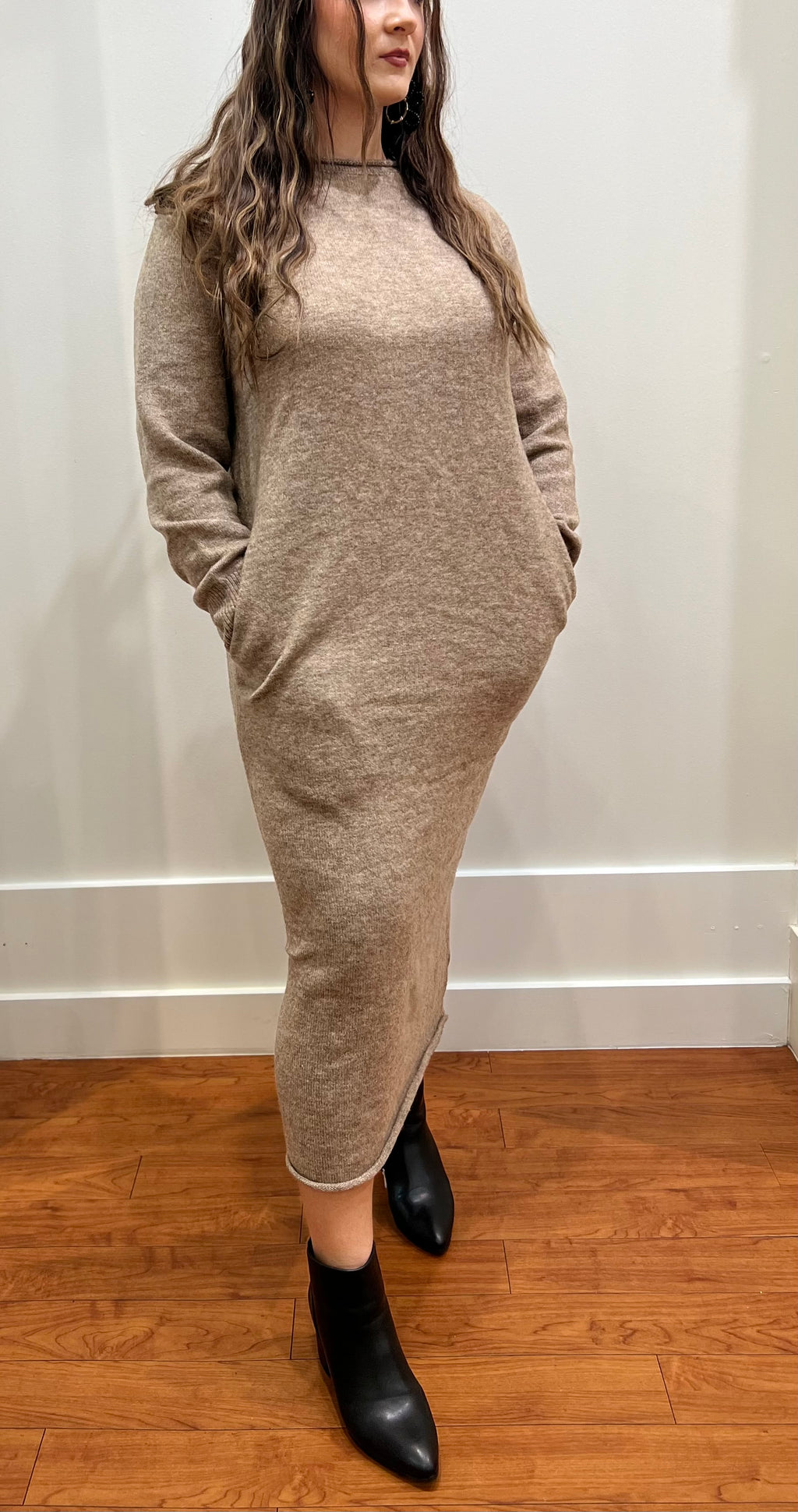 "Mocha Dreams" sweater dress