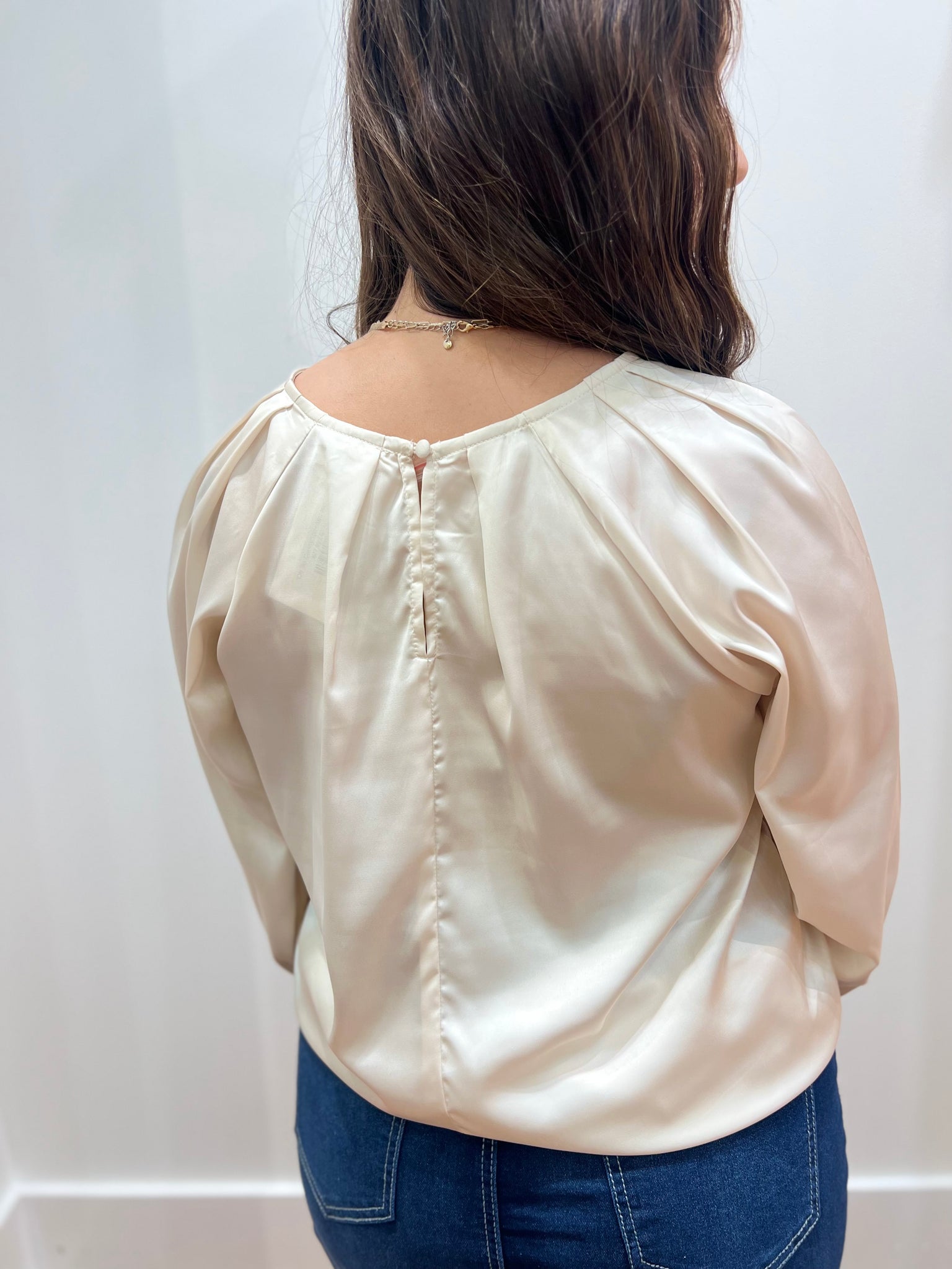 "Oh So Classy" (cream) top